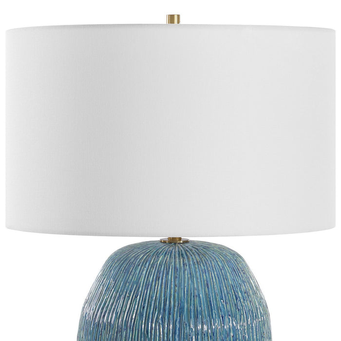 Uttermost 30455-1 One Light Table Lamp, Antique Brass