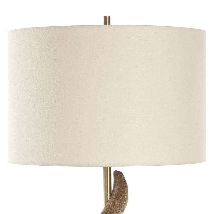 Uttermost 30456 One Light Table Lamp, Antique Brass