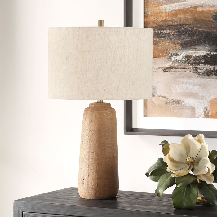 Uttermost 30457-1 One Light Table Lamp, Antique Brass