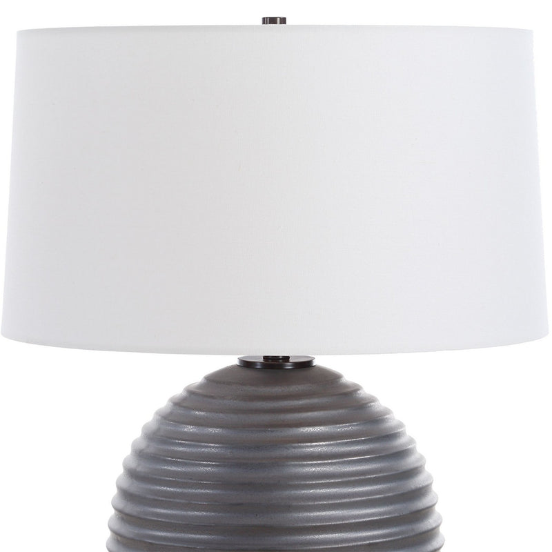 Uttermost 30458-1 One Light Table Lamp, Dark Bronze