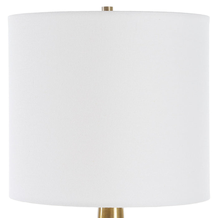 Uttermost 30459-1 One Light Buffet Lamp, Antique Brass
