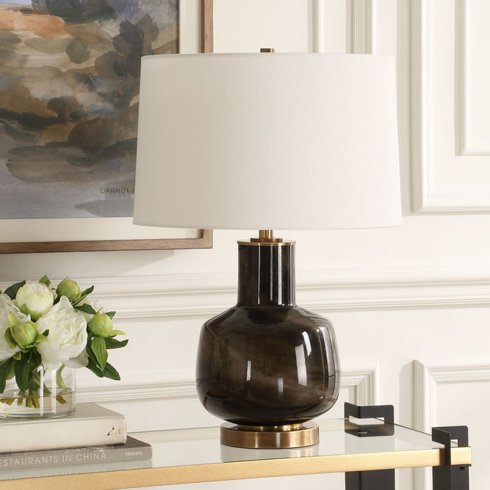 Uttermost 30460 One Light Table Lamp, Brass