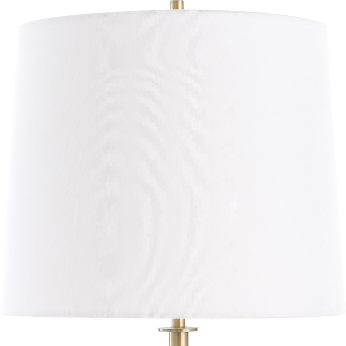 Uttermost 30467 One Light Buffet Lamp, Brushed Brass