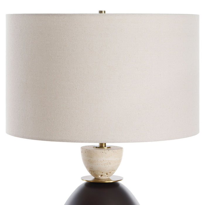 Uttermost 30468-1 One Light Table Lamp, Dark Bronze