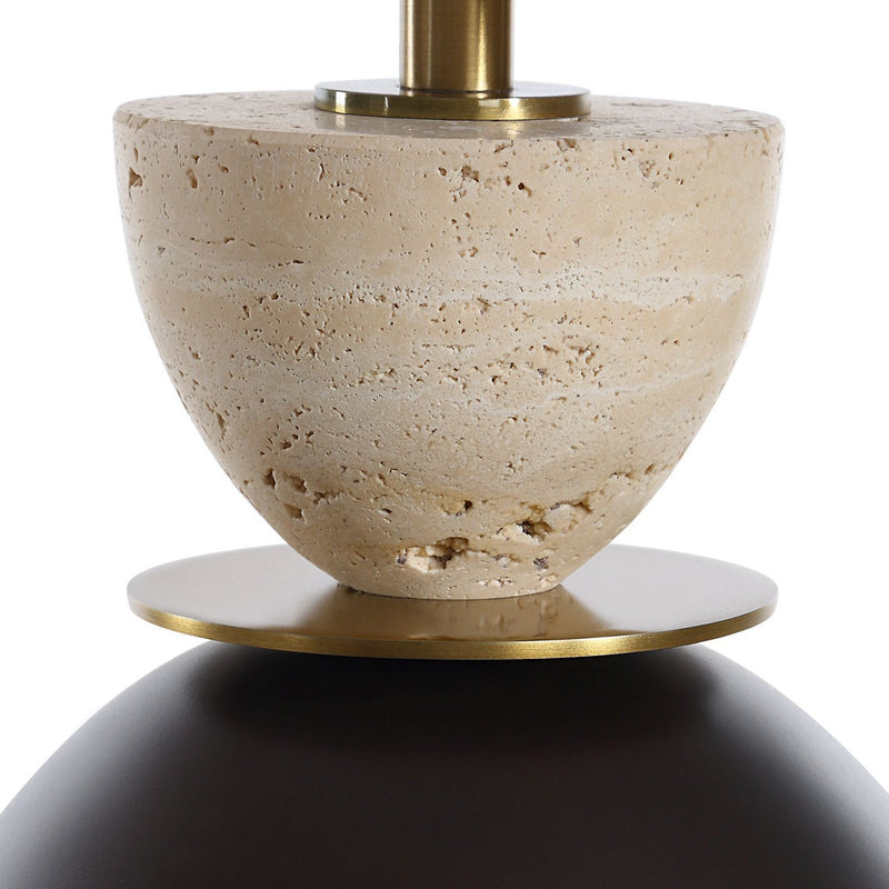 Uttermost 30468-1 One Light Table Lamp, Dark Bronze