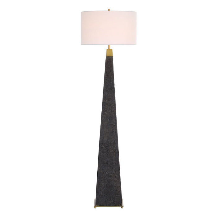 Uttermost 30469 One Light Floor Lamp, Brass
