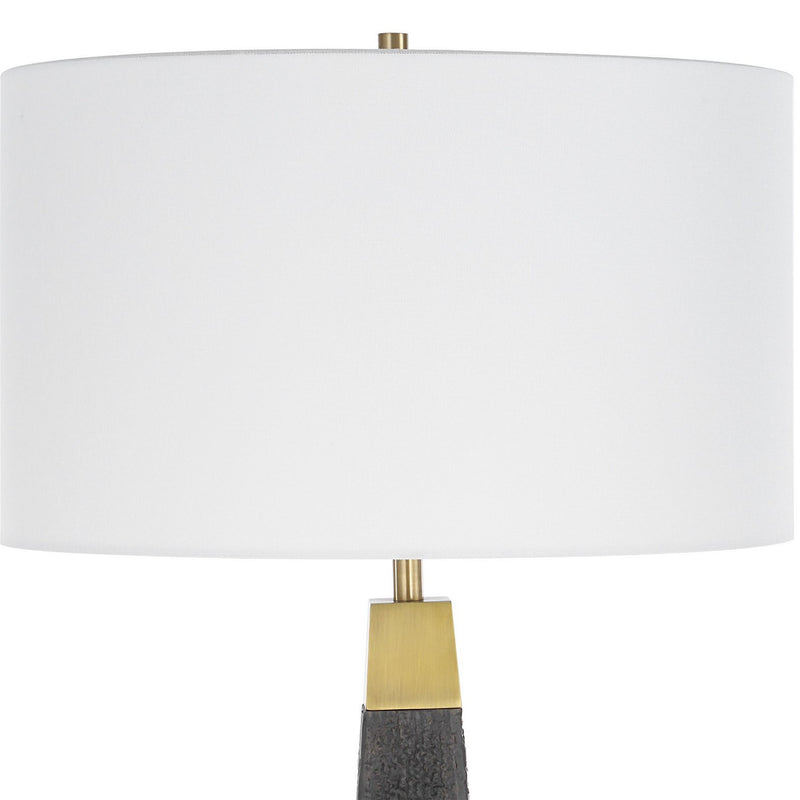 Uttermost 30469 One Light Floor Lamp, Brass
