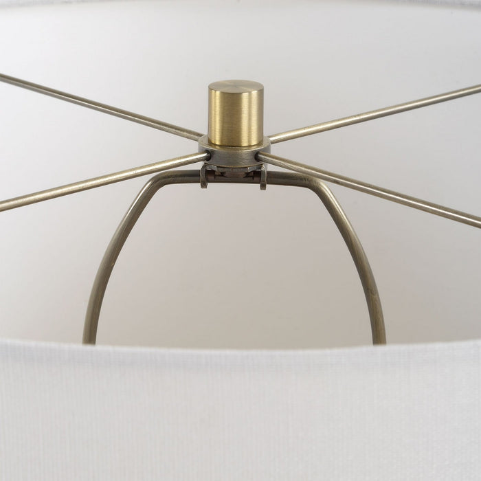 Uttermost 30471 One Light Table Lamp, Brass