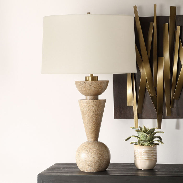Uttermost 30475 One Light Table Lamp, Brass