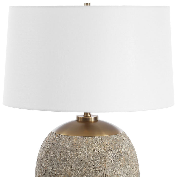 Uttermost 30479-1 One Light Table Lamp, Antique Brass