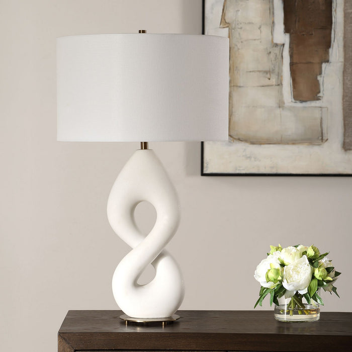 Uttermost 30483 One Light Table Lamp, Antique Brass