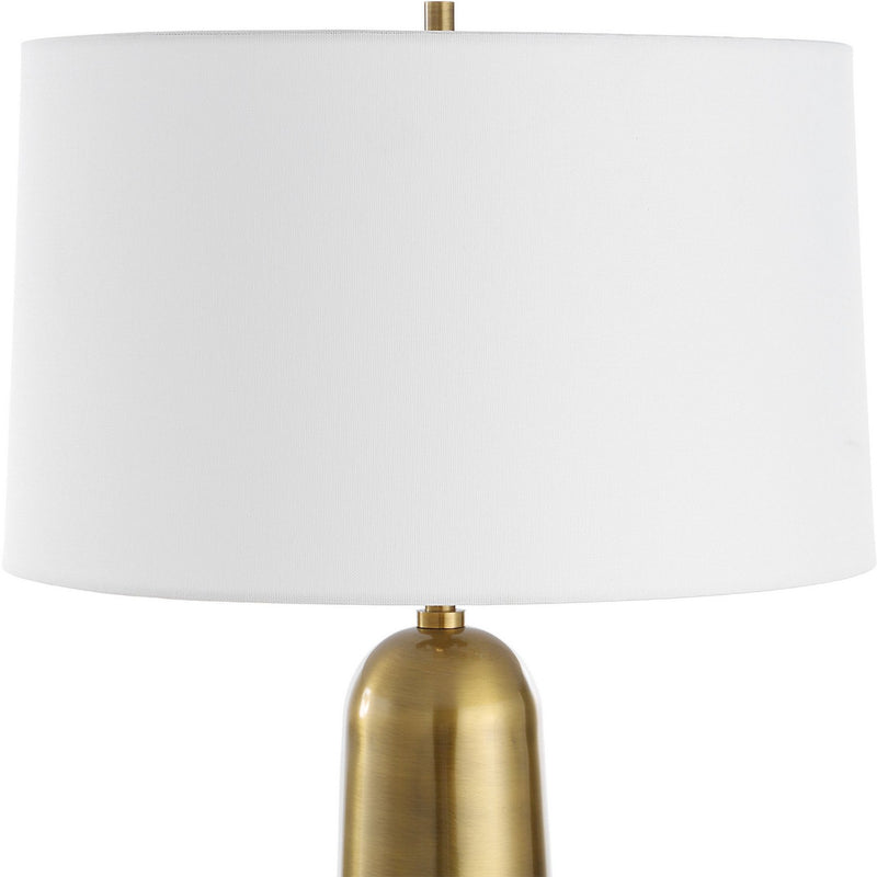 Uttermost 30484 One Light Table Lamp, Antique Brass