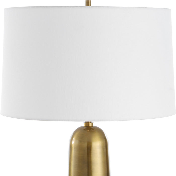 Uttermost 30484 One Light Table Lamp, Antique Brass
