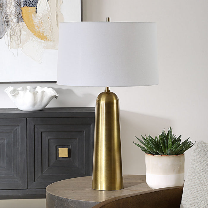 Uttermost 30484 One Light Table Lamp, Antique Brass