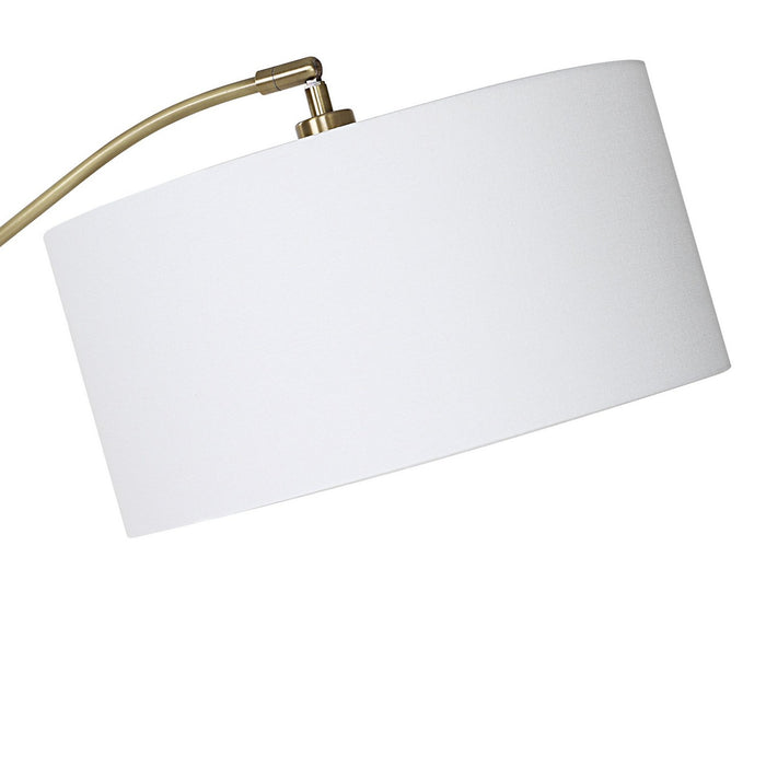 Uttermost 30485 One Light Floor Lamp, Antique Brass