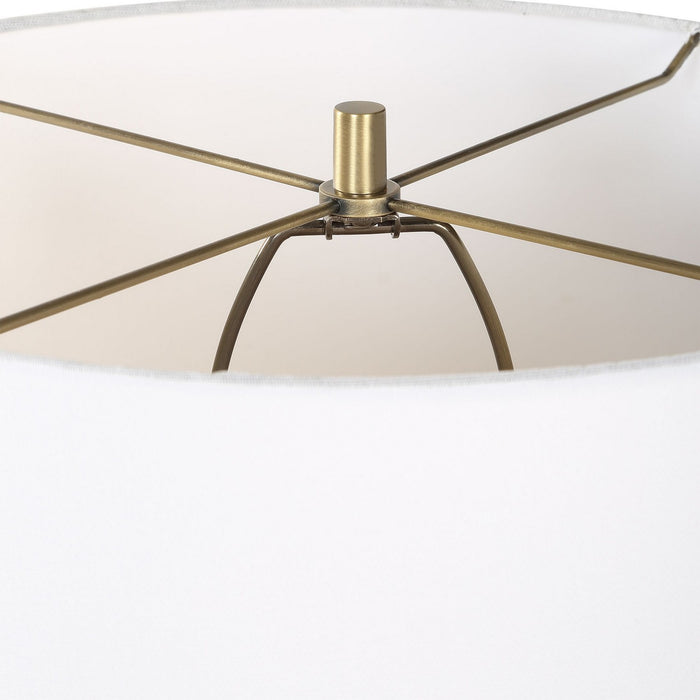 Uttermost 30487-1 One Light Table Lamp, Brass