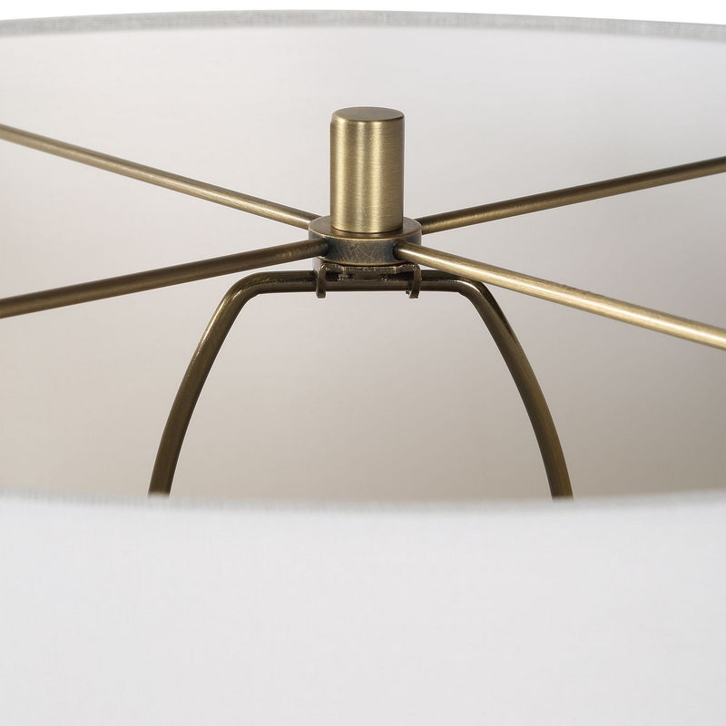 Uttermost 30488-1 One Light Table Lamp, Dark Bronze