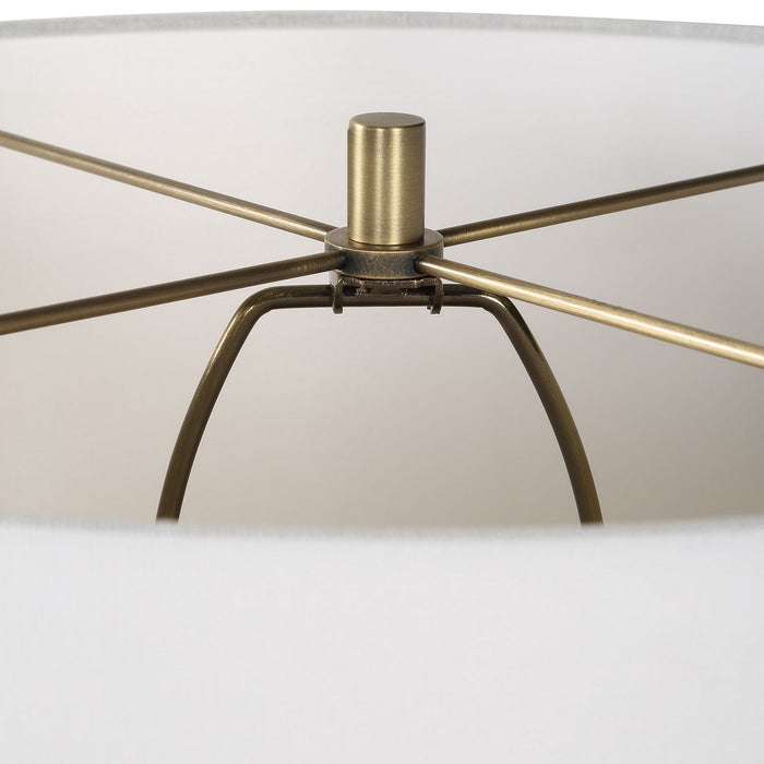 Uttermost 30488-1 One Light Table Lamp, Dark Bronze