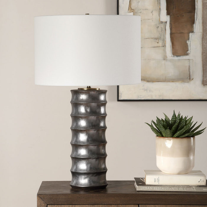 Uttermost 30488-1 One Light Table Lamp, Dark Bronze