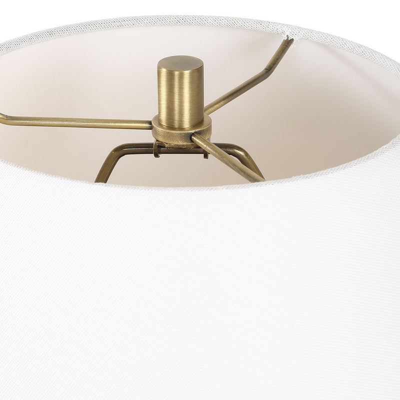 Uttermost 30489 One Light Table Lamp, Antique Brass