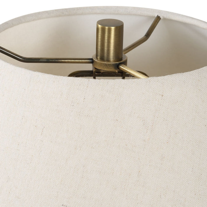 Uttermost 30490 One Light Table Lamp, Antique Brass