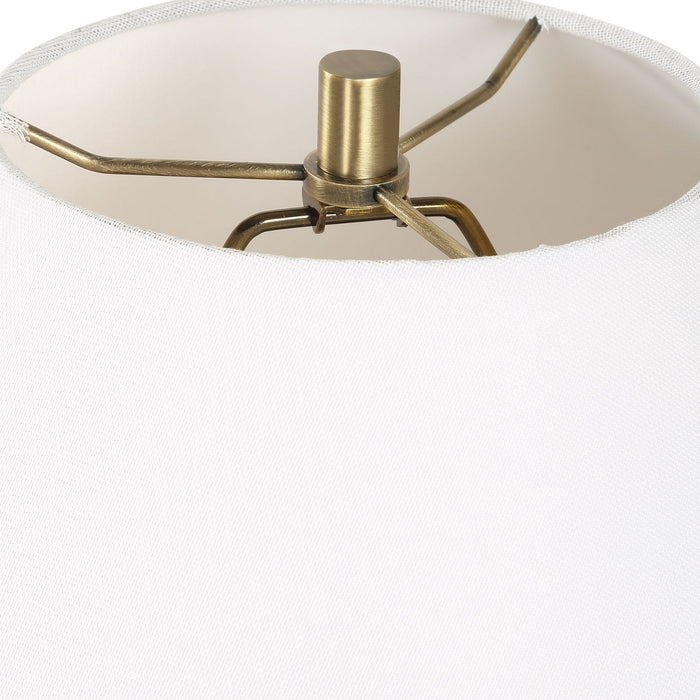 Uttermost 30491 One Light Table Lamp, Brass