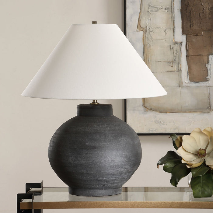 Uttermost 30491 One Light Table Lamp, Brass
