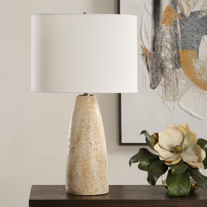 Uttermost 30507-1 One Light Table Lamp, Antique Brass