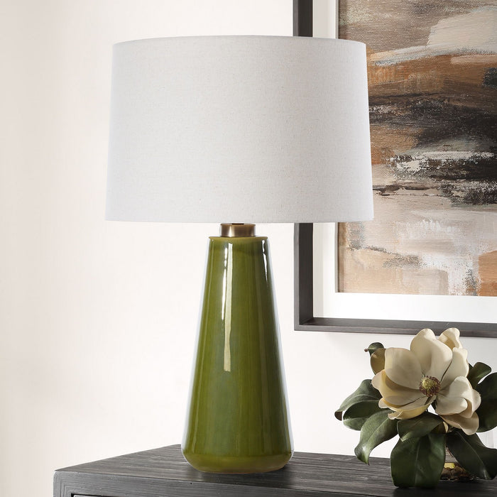 Uttermost 30509 One Light Table Lamp, Antiqued Brass