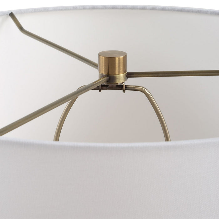 Uttermost 30510-1 One Light Table Lamp, Brass