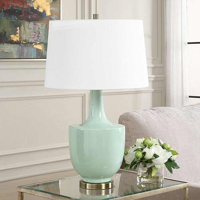 Uttermost 30512-1 One Light Table Lamp, Antique Brass