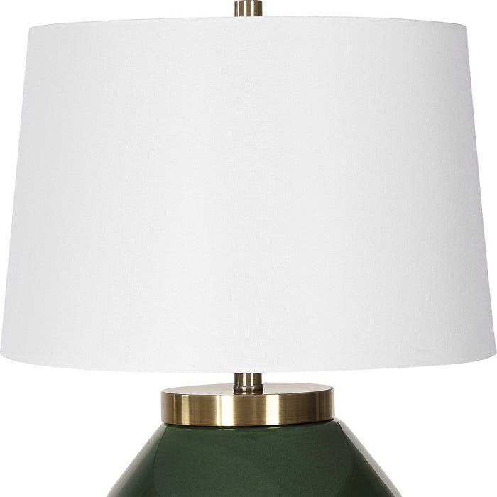 Uttermost 30514-1 One Light Table Lamp, Antique Brass