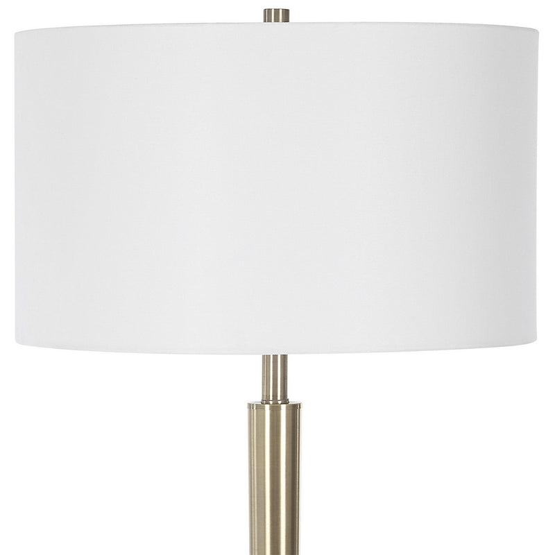 Uttermost 30515 One Light Floor Lamp, Brass