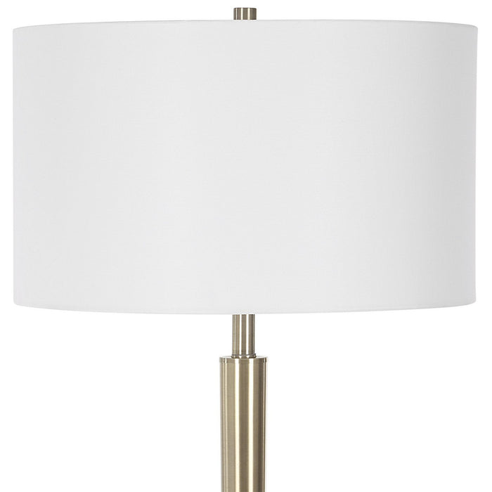 Uttermost 30515 One Light Floor Lamp, Brass