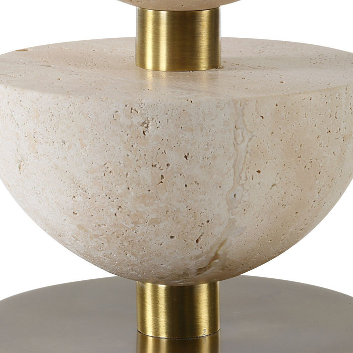 Uttermost 30517 One Light Table Lamp, Antique Brass