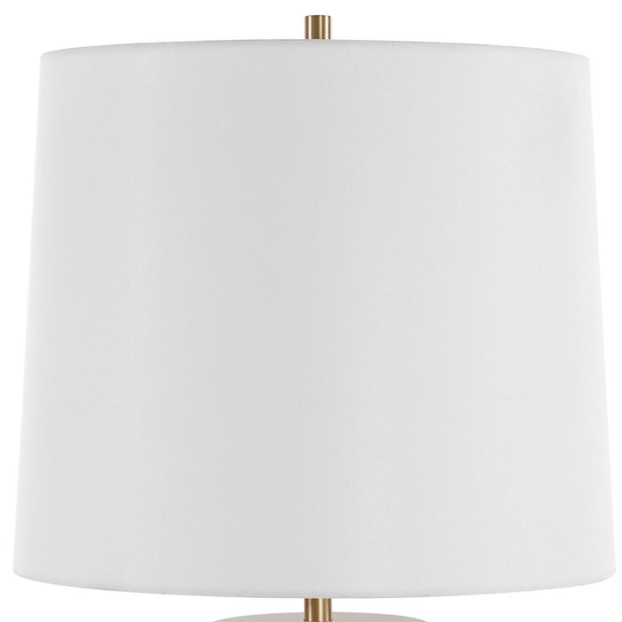 Uttermost 30519-1 One Light Table Lamp, Antiqued Brass