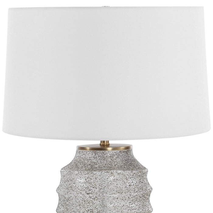 Uttermost 30520-1 One Light Table Lamp, Antiqued Brass