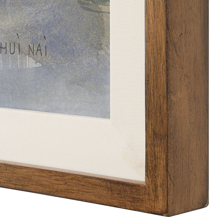 Uttermost 32379 Landscape Print, Pine Wood