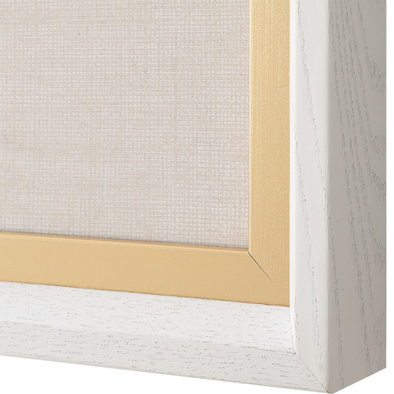 Uttermost 32384 Framed Print, White Wood