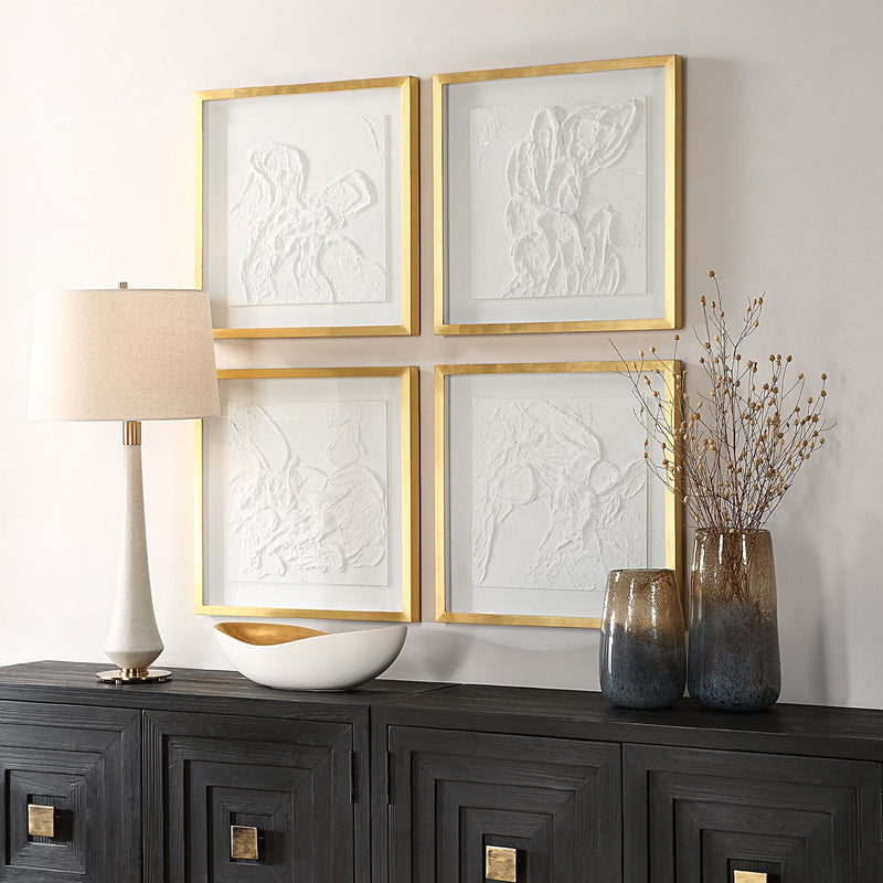 Uttermost 32387 Wall Art, Light Gold