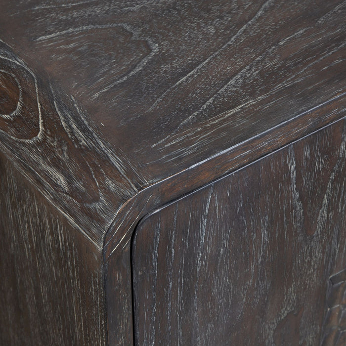 Uttermost 50014 Cabinet, Weathered Mindi Grain