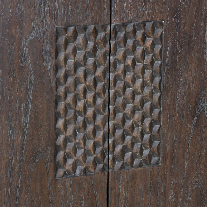 Uttermost 50014 Cabinet, Weathered Mindi Grain