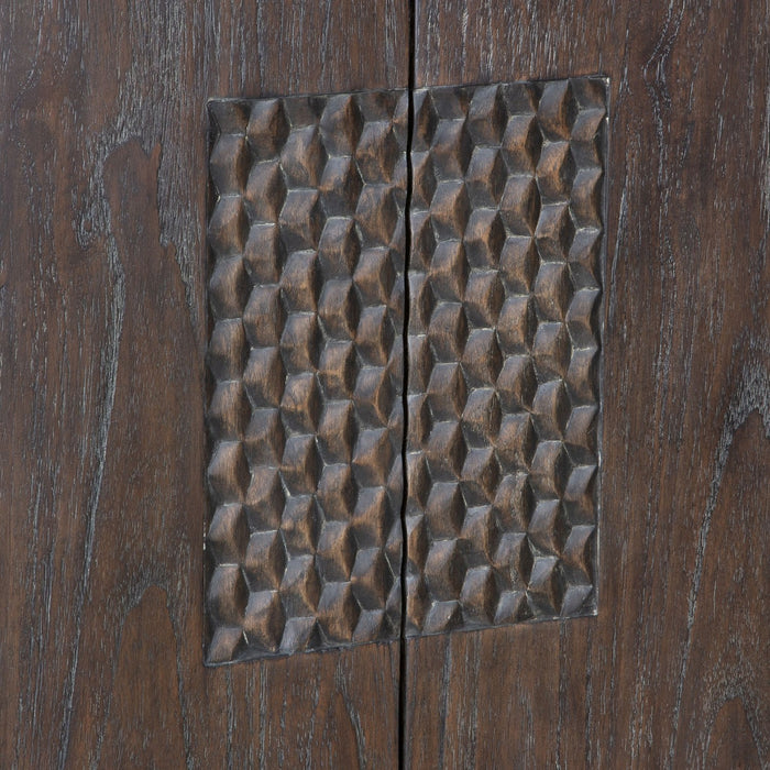 Uttermost 50014 Cabinet, Weathered Mindi Grain