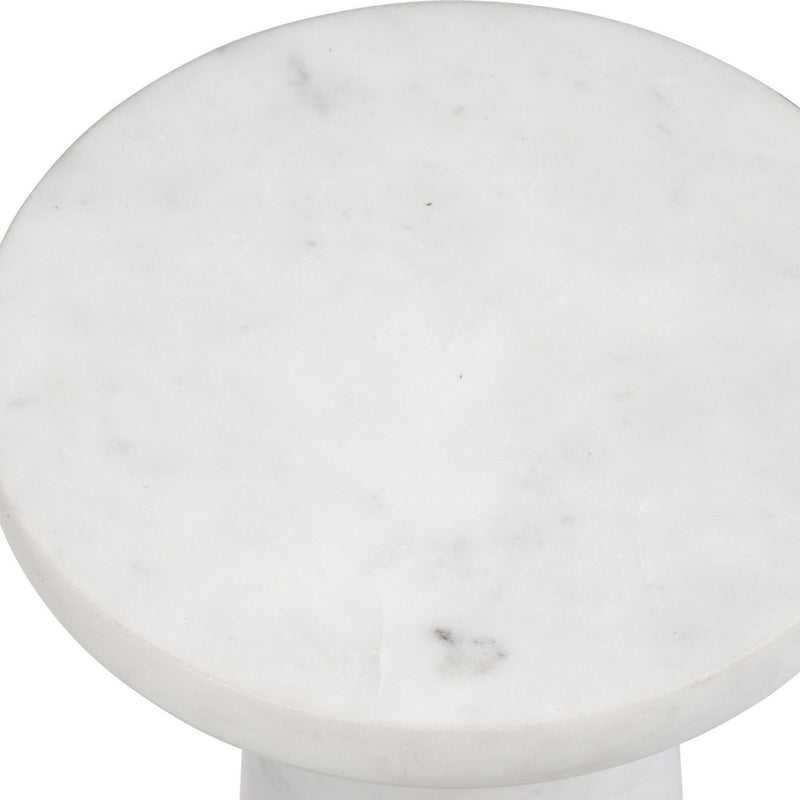 Uttermost 50021 Drink Table, White Marble