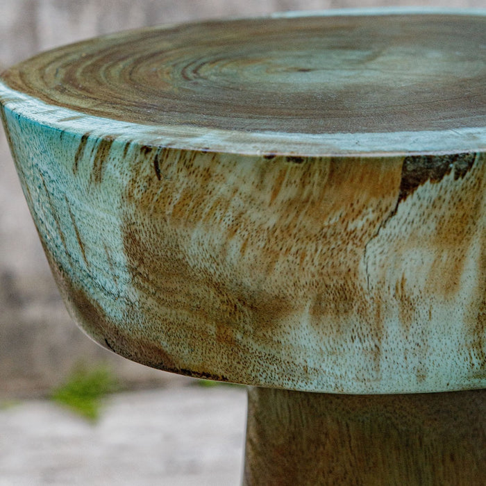 Uttermost 50048 Drink Table, Blend Of Blue And Green Tones