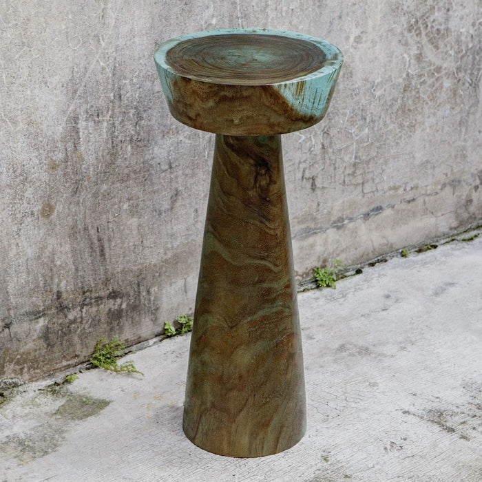 Uttermost 50048 Drink Table, Blend Of Blue And Green Tones