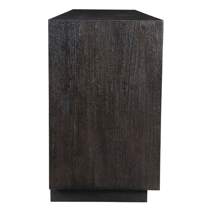 Uttermost 50054 Cabinet, Brushed Gold