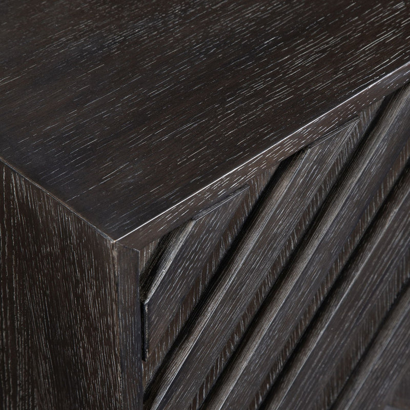 Uttermost 50054 Cabinet, Brushed Gold