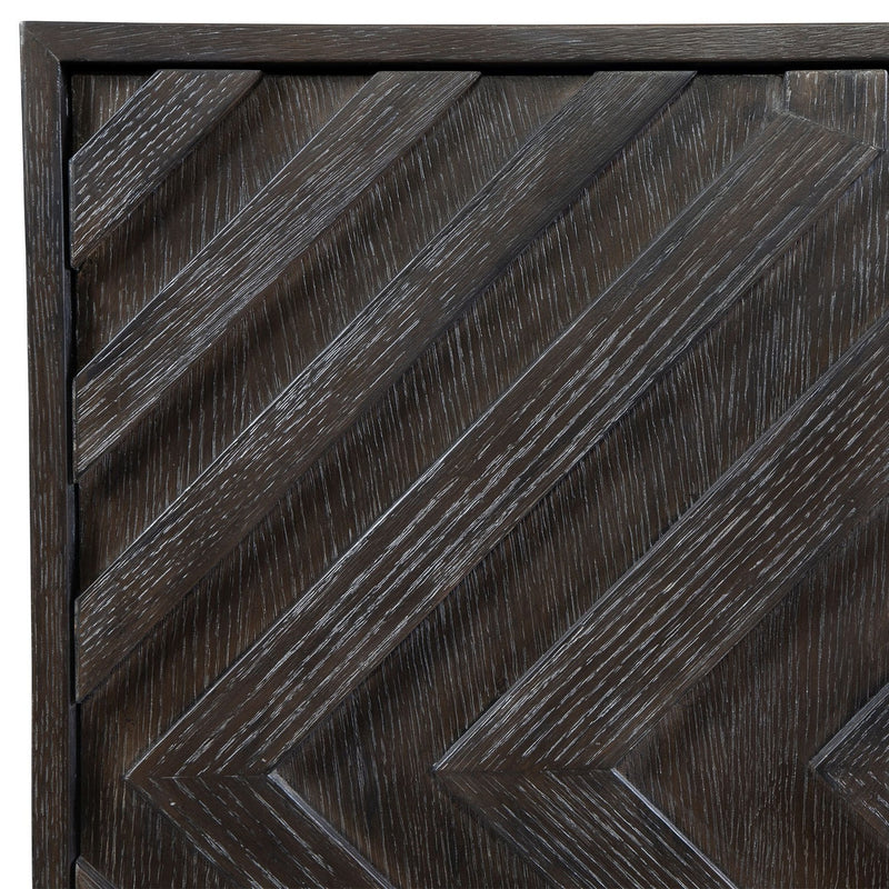 Uttermost 50054 Cabinet, Brushed Gold