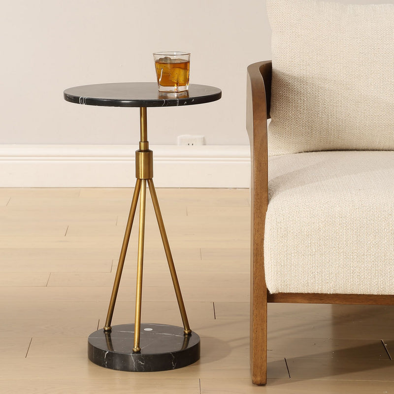 Uttermost 50066 Accent Table, Brass